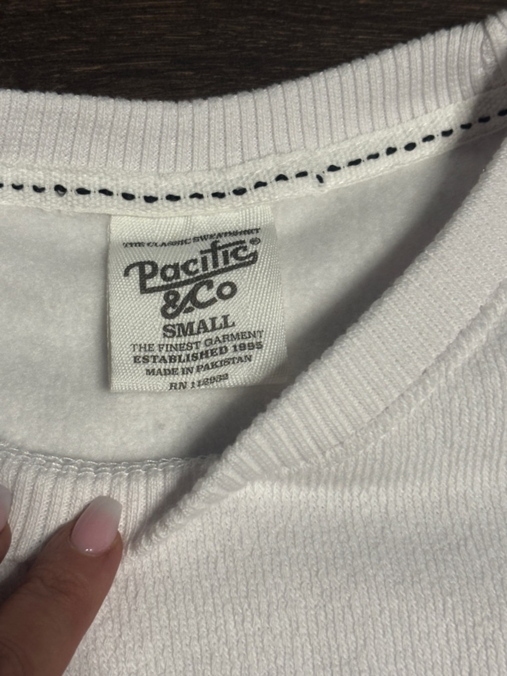 NWT Pacific & Co Weenie Mom White Sweatshirt with Dachshund Graphic - Picture 2 of 6